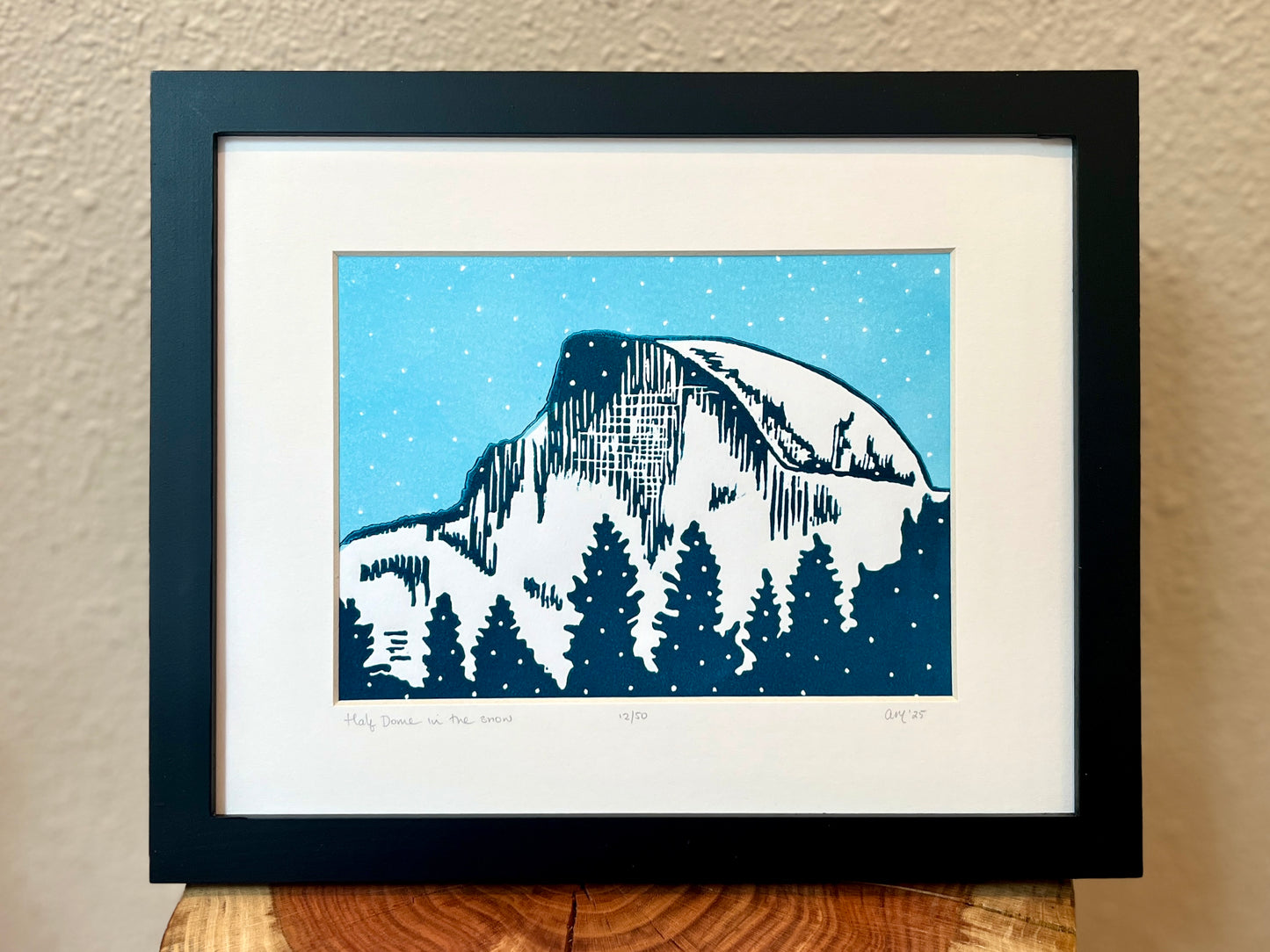 Half Dome in the Snow