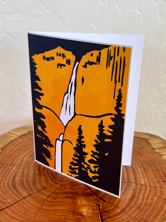 Yosemite falls card