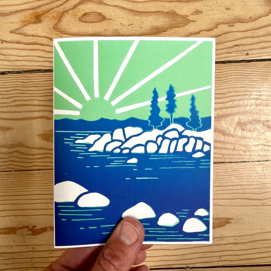 Lake Tahoe card
