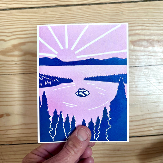 Emerald Bay card