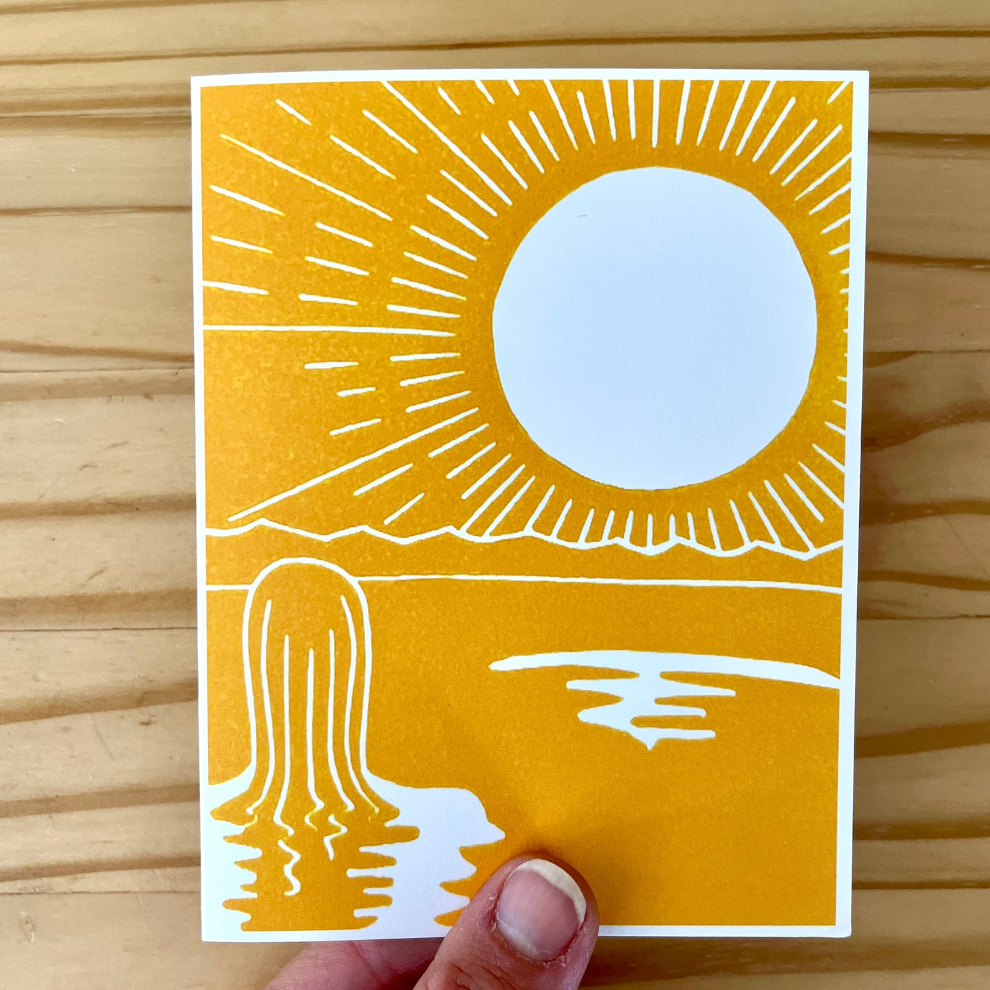 Letting in the light (blank card)